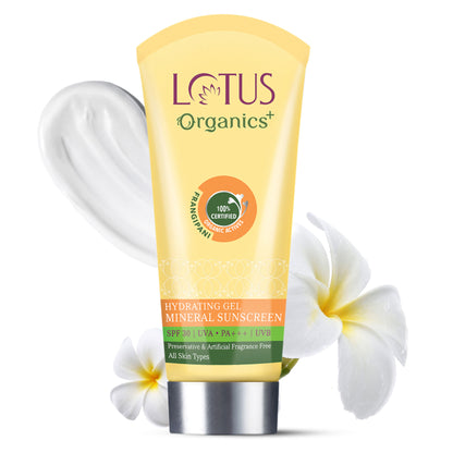 Lotus Organics Hydrating Gel Mineral Sunscreen SPF 30 PA +++