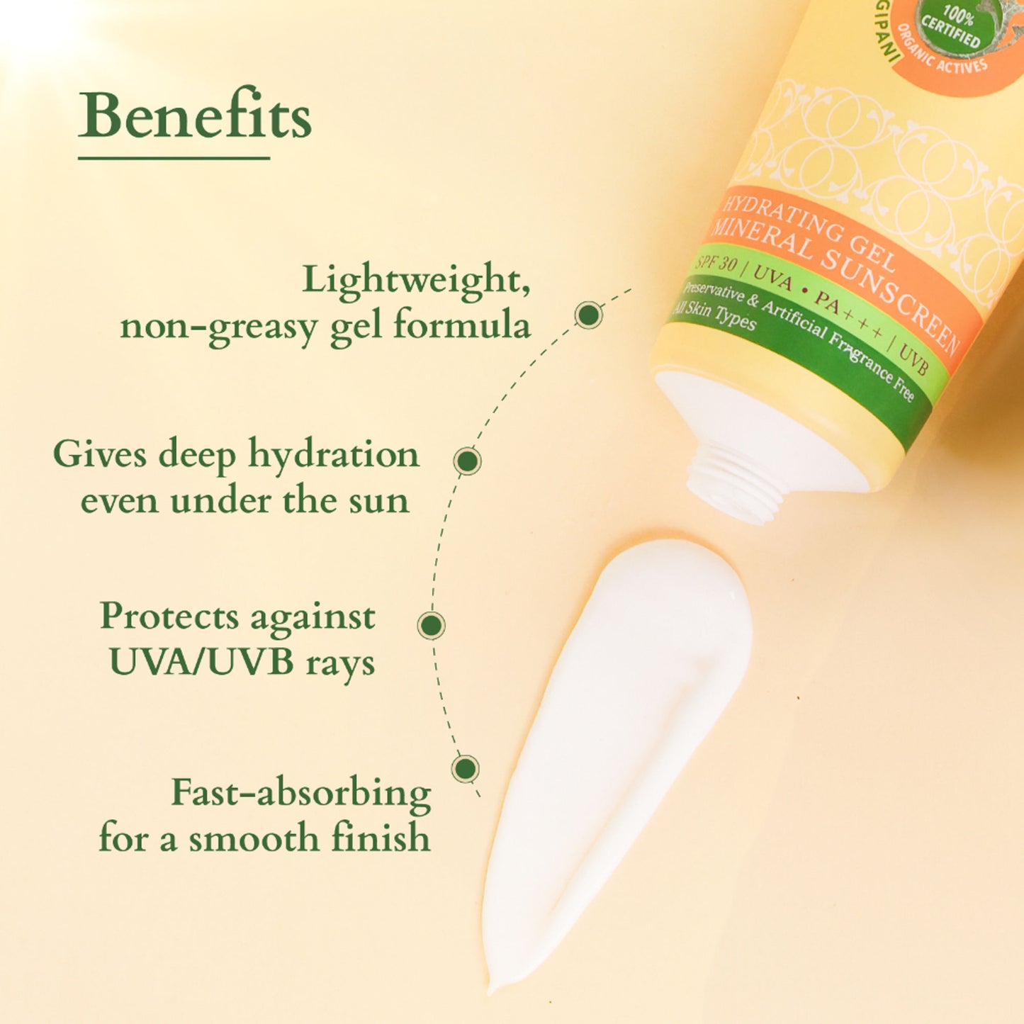 Lotus Organics Hydrating Gel Mineral Sunscreen SPF 30 PA +++