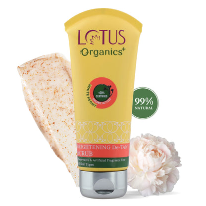 Lotus Organics + Brightening De-Tan Scrub