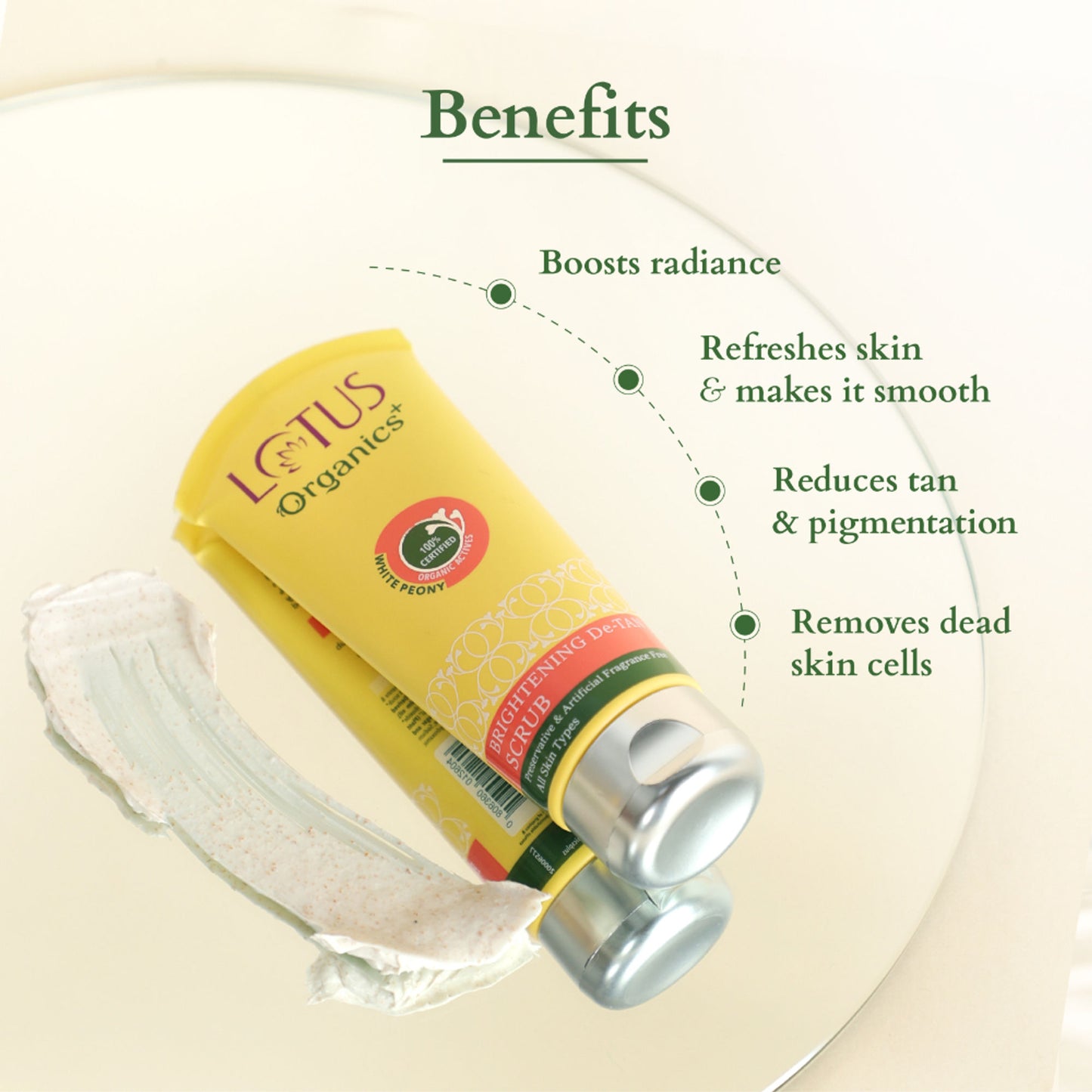 Lotus Organics + Brightening De-Tan Scrub