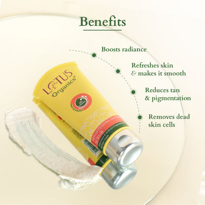 Lotus Organics + Brightening De-Tan Scrub