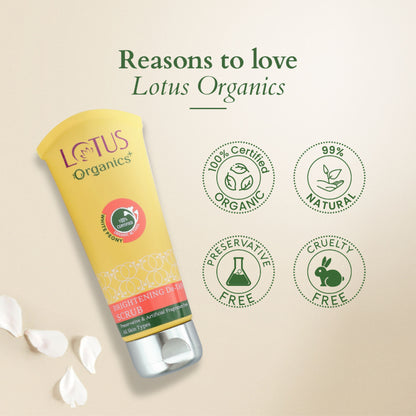 Lotus Organics + Brightening De-Tan Scrub