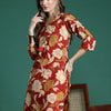 Dhiyona IE Floral Printed Pure Cotton Kurta