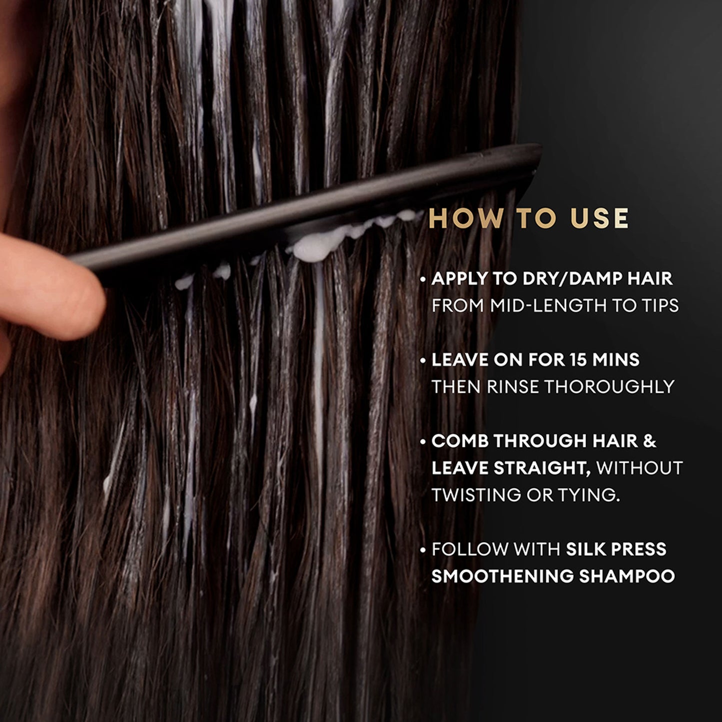 Tresemme Silk Press Pre-Wash Treatment Ampoules Hair Straightening Treatment with Amino Peptides