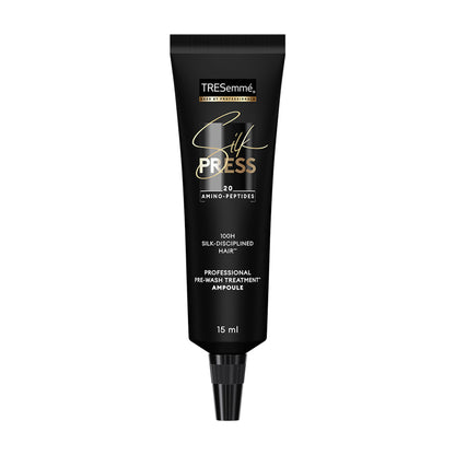 Tresemme Silk Press Pre-Wash Treatment Ampoules Hair Straightening Treatment with Amino Peptides
