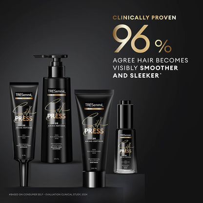 Tresemme Silk Press Pre-Wash Treatment Ampoules Hair Straightening Treatment with Amino Peptides