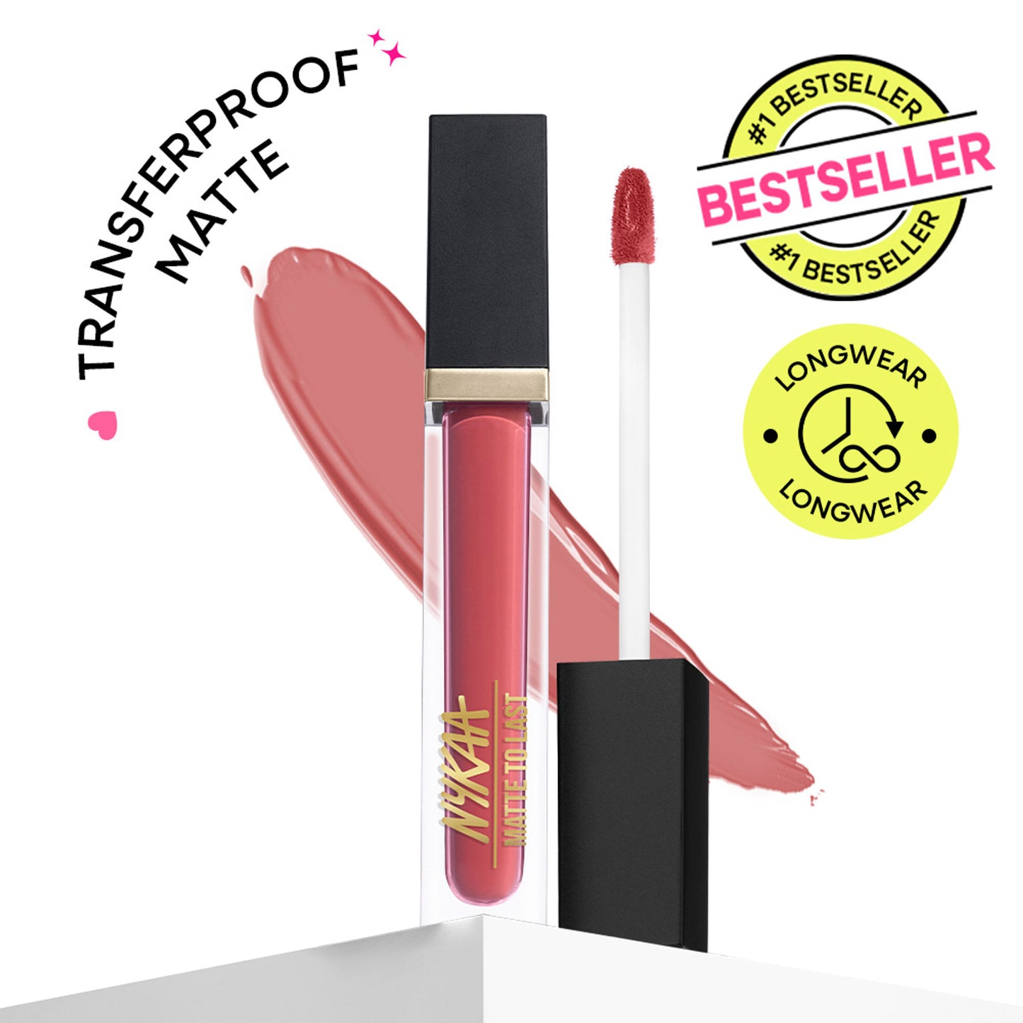 Nykaa Matte To Last ! Transferproof Liquid Lipstick - Bombae 01