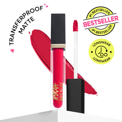 Nykaa Matte To Last ! Transferproof Liquid Lipstick - Mishti 10
