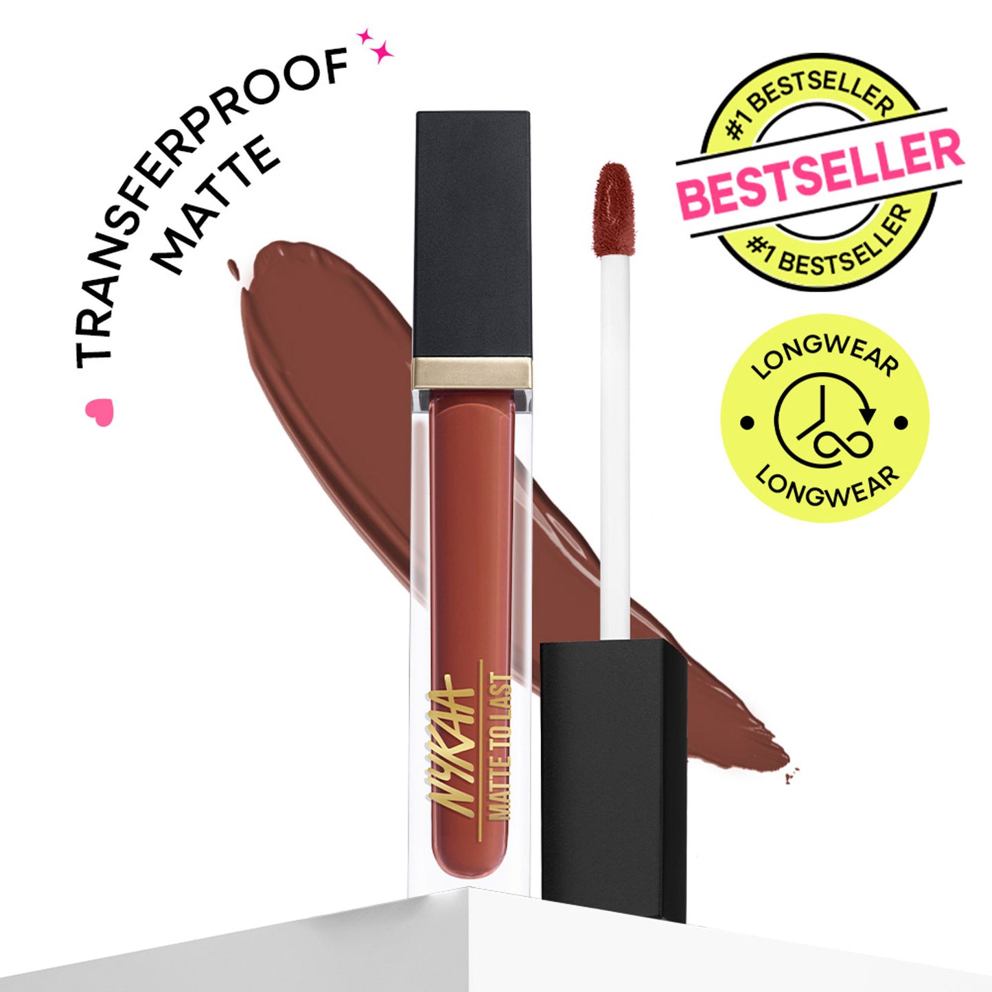 Nykaa Matte To Last ! Transferproof Liquid Lipstick - Chai 18
