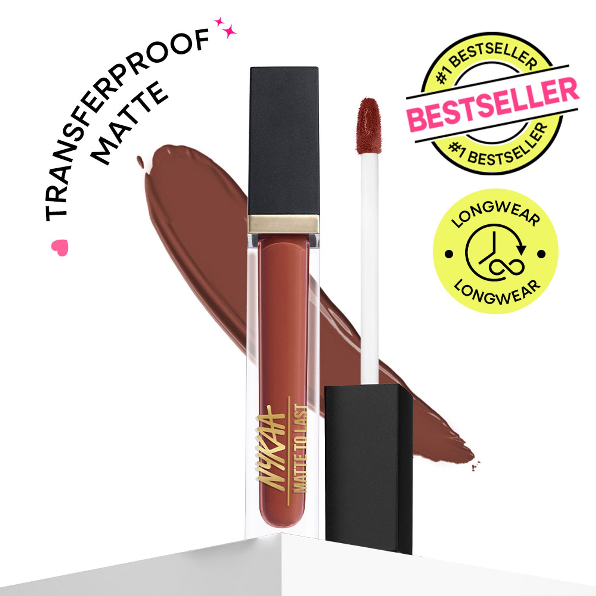 Nykaa Matte To Last ! Transferproof Liquid Lipstick - Chai 18
