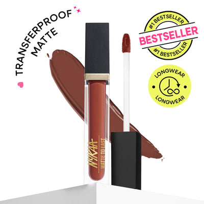 Nykaa Matte To Last ! Transferproof Liquid Lipstick - Chai 18