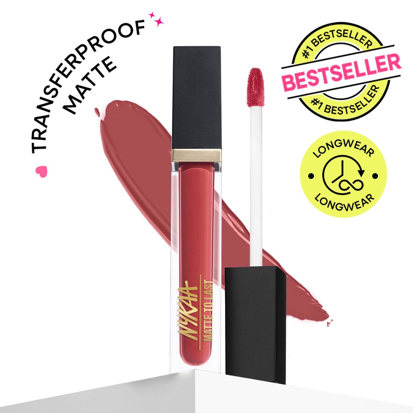 Nykaa Matte To Last ! Transferproof Liquid Lipstick - Jhumki 14