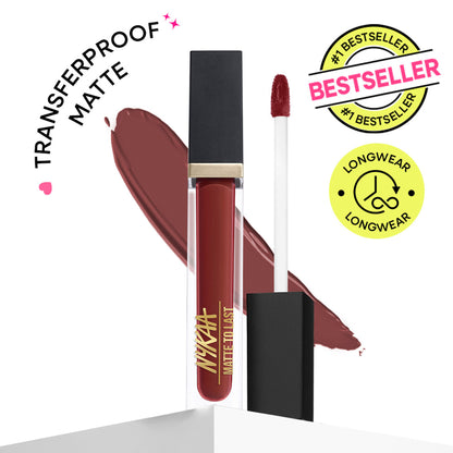Nykaa Matte To Last ! Transferproof Liquid Lipstick - Kashi 19