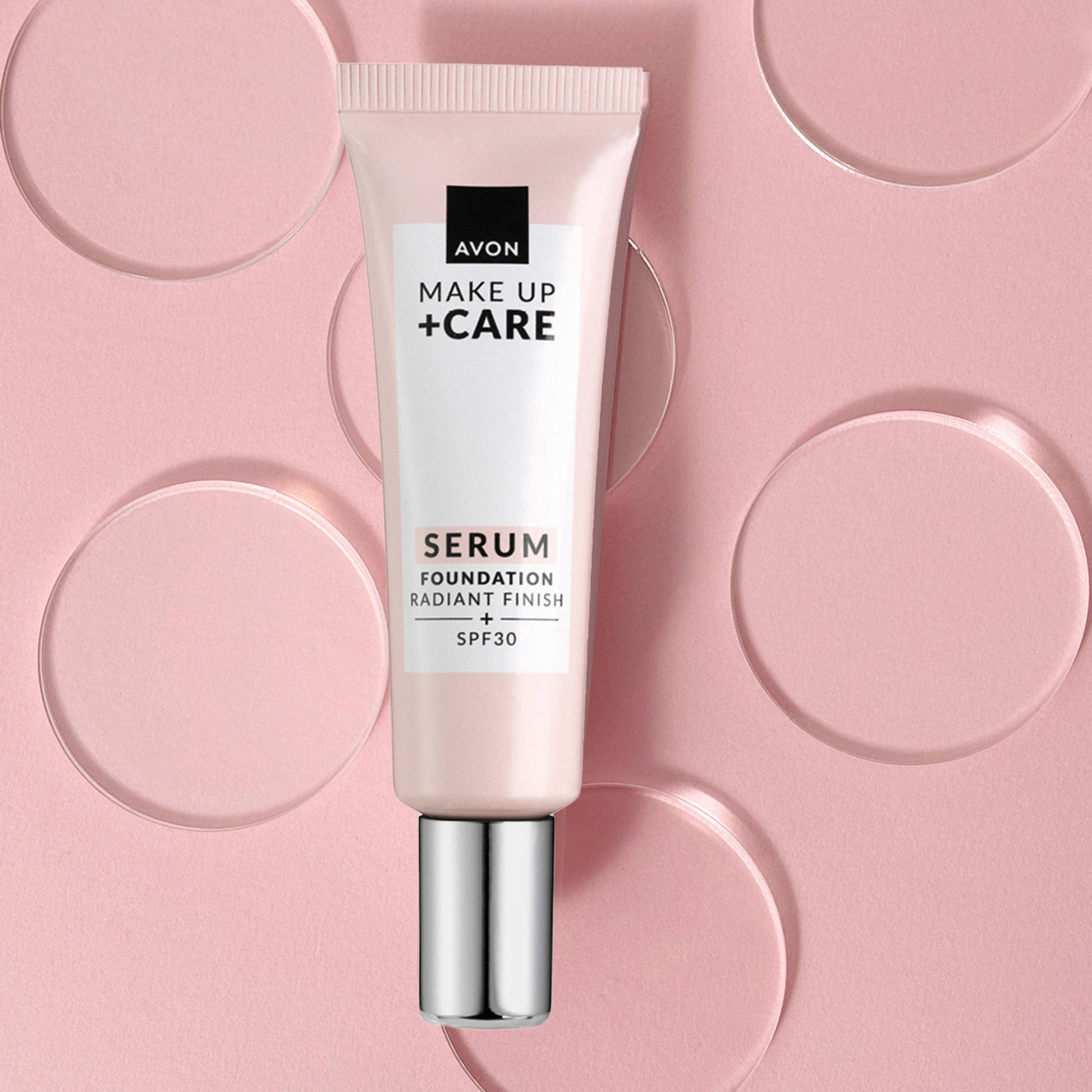 Avon Make Up+ Care Serum Foundation - Porcelain