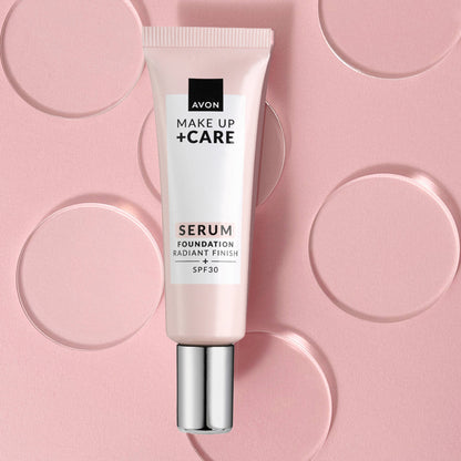 Avon Make Up+ Care Serum Foundation - Porcelain
