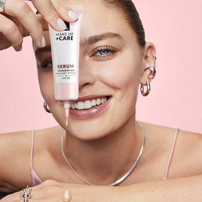 Avon Make Up+ Care Serum Foundation - Soft Honey