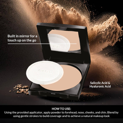 Avon Flawless True Matte Pressed Powder - Natural