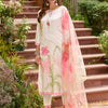 Dhiyona IE Ethnic Motifs Embroidered Regular Sequinned Kurta with Trousers & With Dupatta