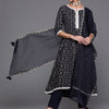Dhiyona IE Women Ethnic Motifs Printed Kurta & Trousers With Dupatta