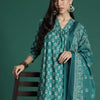 Dhiyona IE Women Floral Printed Empire Pure Cotton Kurta with Trousers & With Dupatta