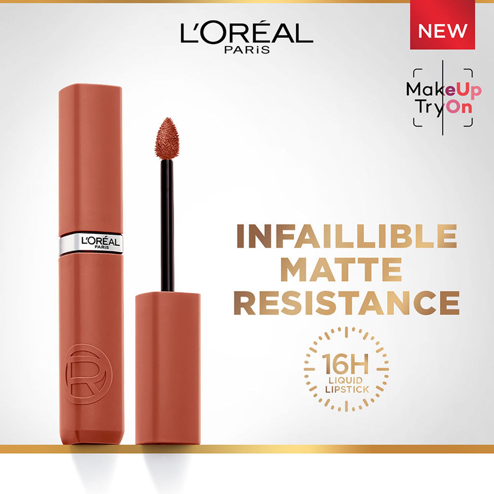 LOreal Paris Infallible Matte Resistance Lipstick, Transfer Resistant Formula - Lazy Sunday 150 - 115 Snooze Your Alarm