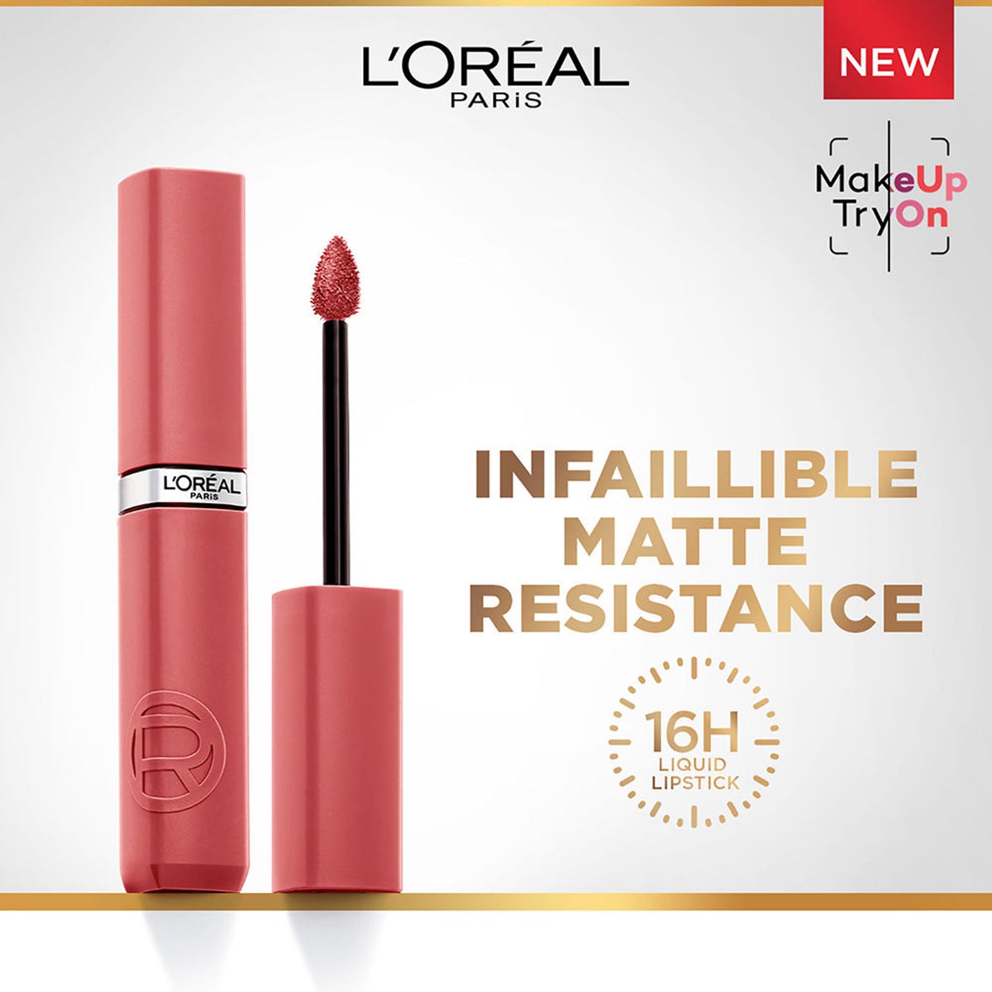 LOreal Paris Infallible Matte Resistance Lipstick, Transfer Resistant Formula - Lazy Sunday 150 - 120 Major Crush