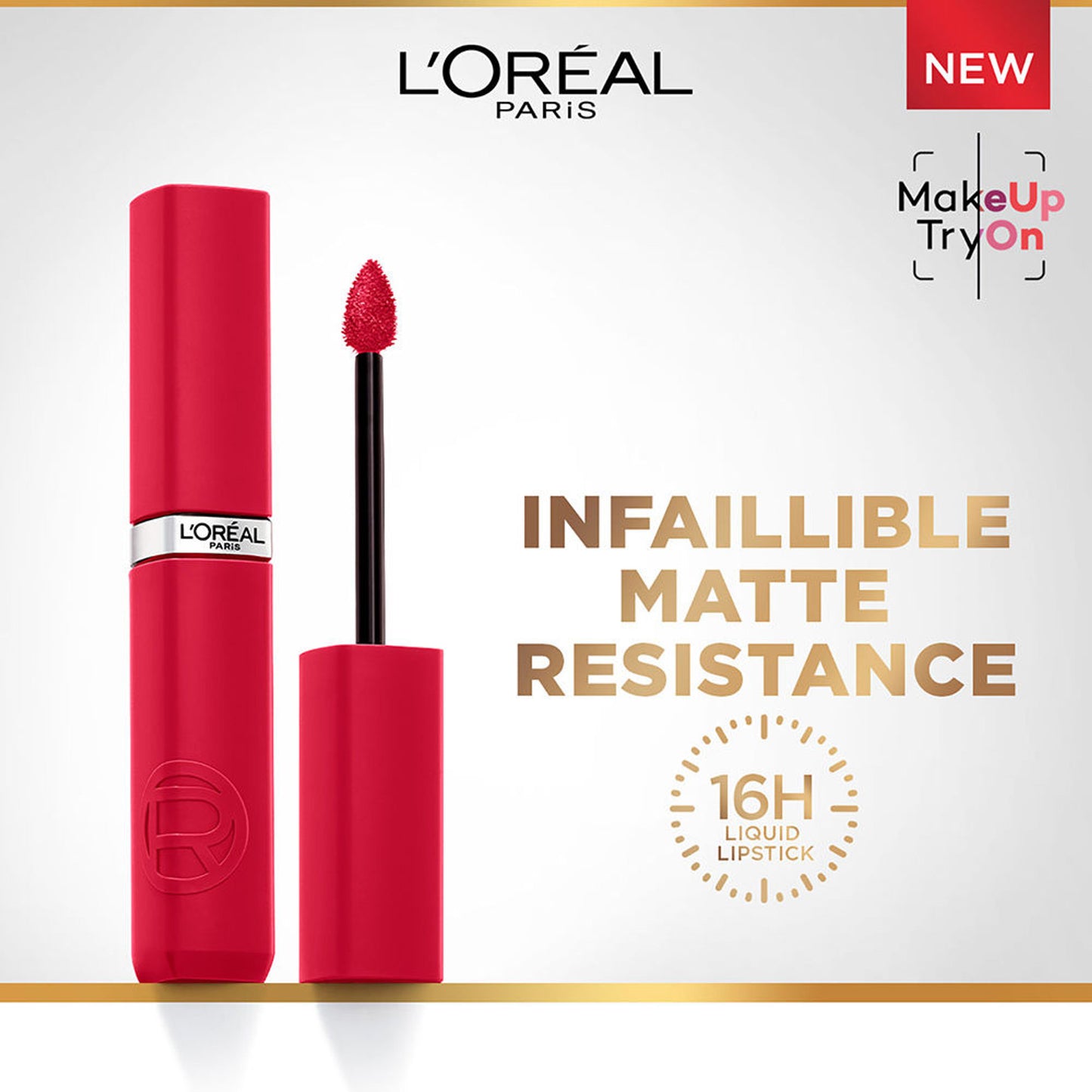LOreal Paris Infallible Matte Resistance Lipstick, Transfer Resistant Formula - Lazy Sunday 150 - 245 French Kiss