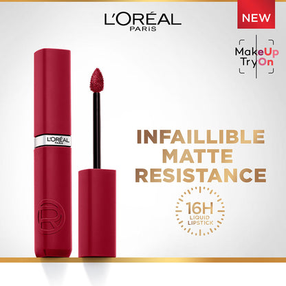 LOreal Paris Infallible Matte Resistance Lipstick, Transfer Resistant Formula - Lazy Sunday 150 - 420 Le Rouge Paris