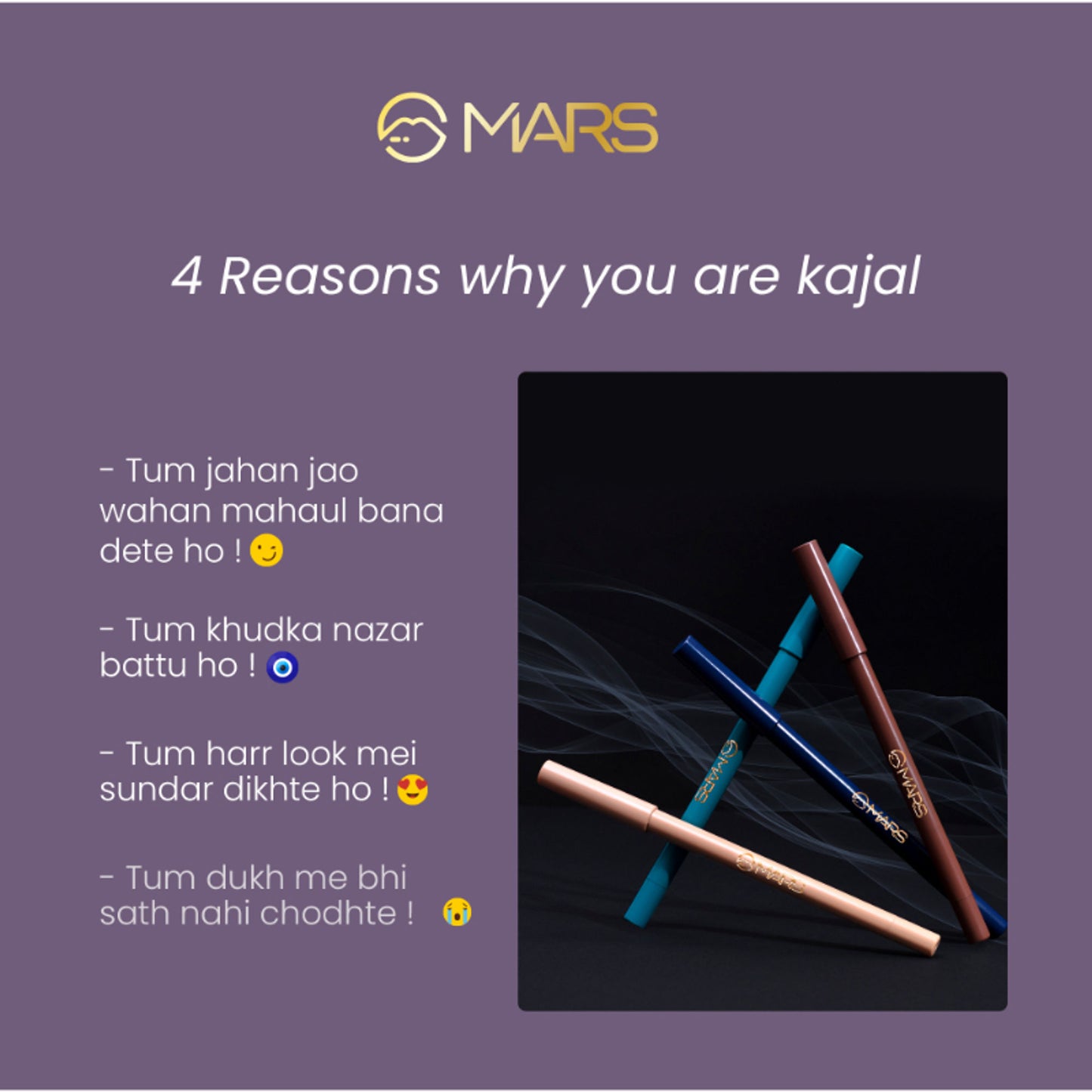 MARS Won't Smudge Won't Budge Kajal - Velour Black