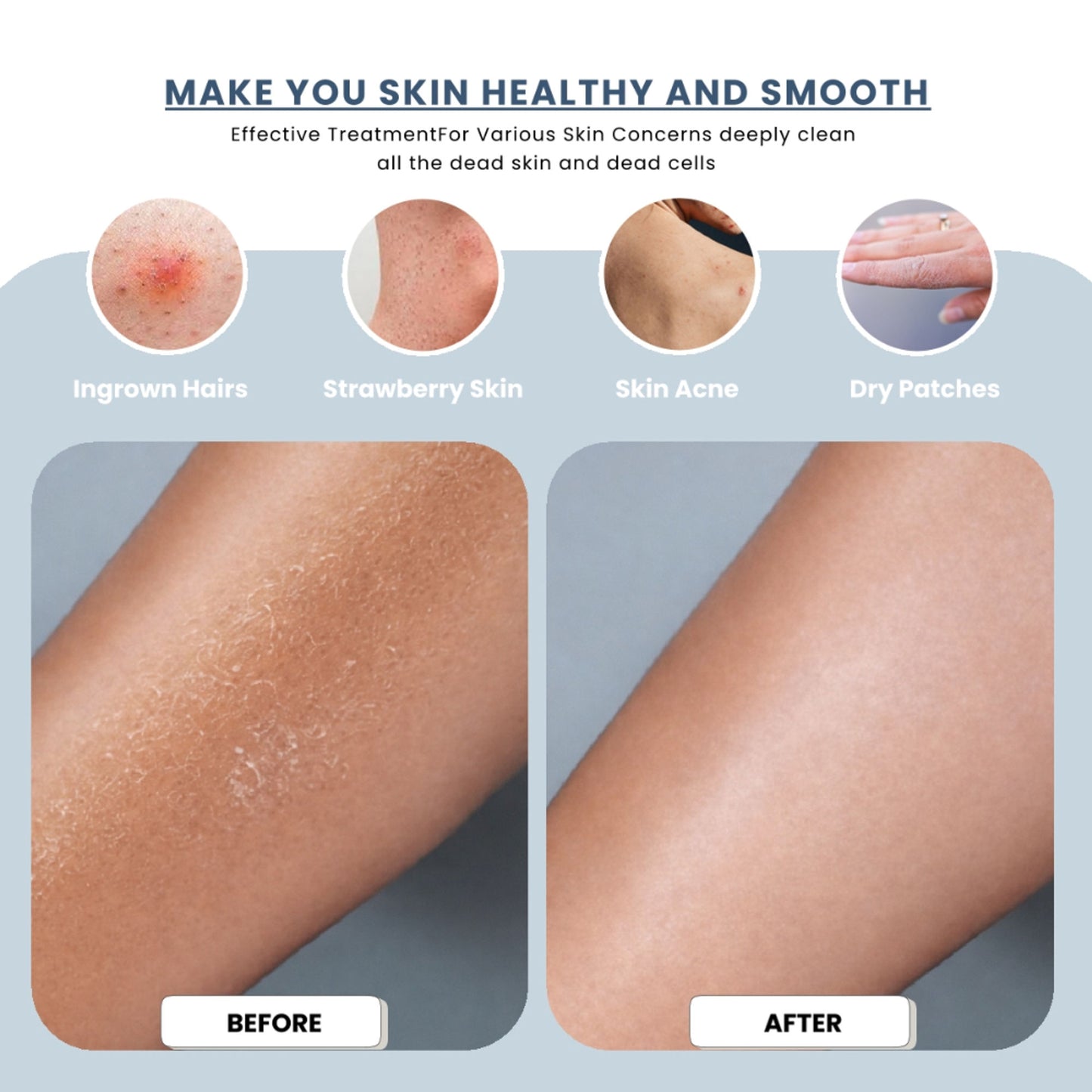 MAKEUP BY SITI Black Exfoliating Bath Gloves For Body & TAN and Dead Skin Remover
