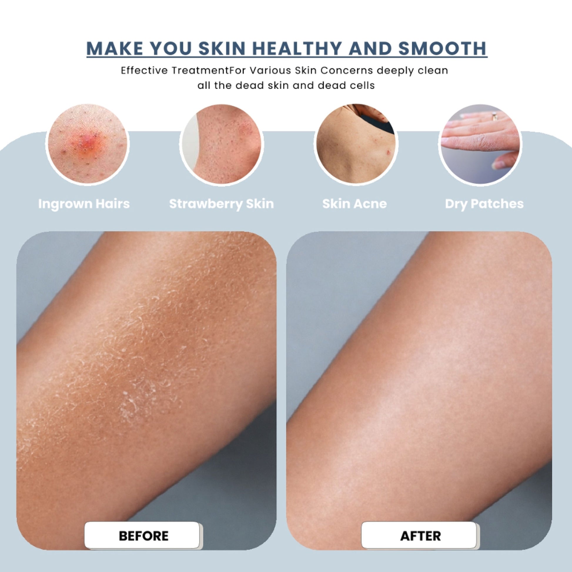 MAKEUP BY SITI Black Exfoliating Bath Gloves For Body & TAN and Dead Skin Remover