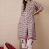 Dhiyona IE Women Ethnic Motifs Printed Regular Pure Cotton Kurta with Trousers
