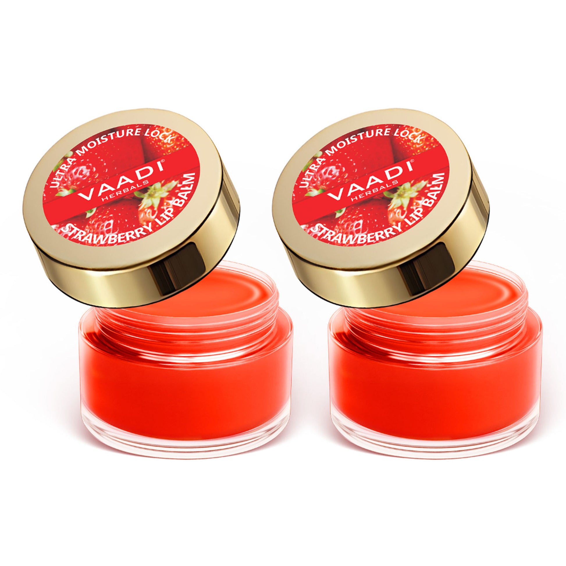 Vaadi Herbals Lip Balm - Strawberry (Pack Of 2)