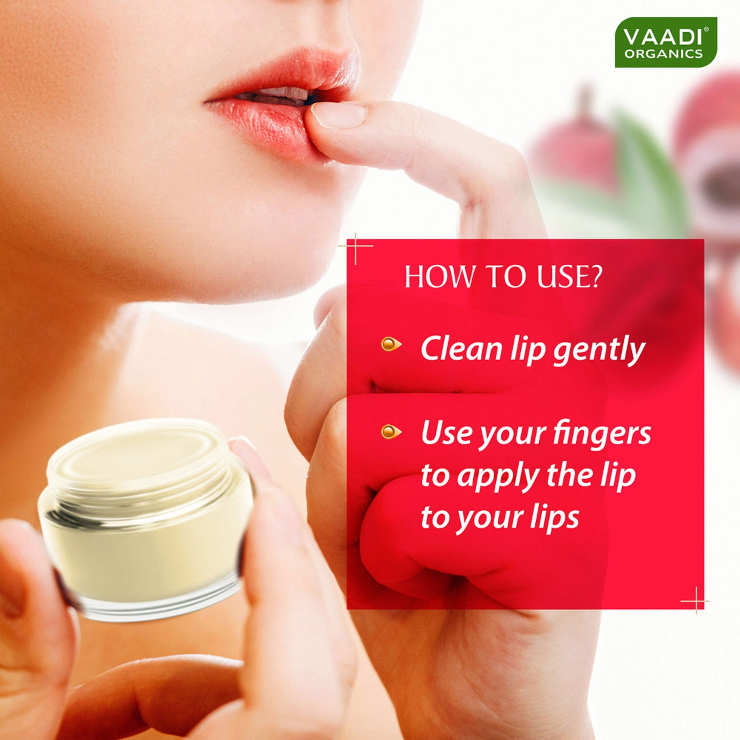 Vaadi Herbals Lychee Lip Therapy - Pack Of 2
