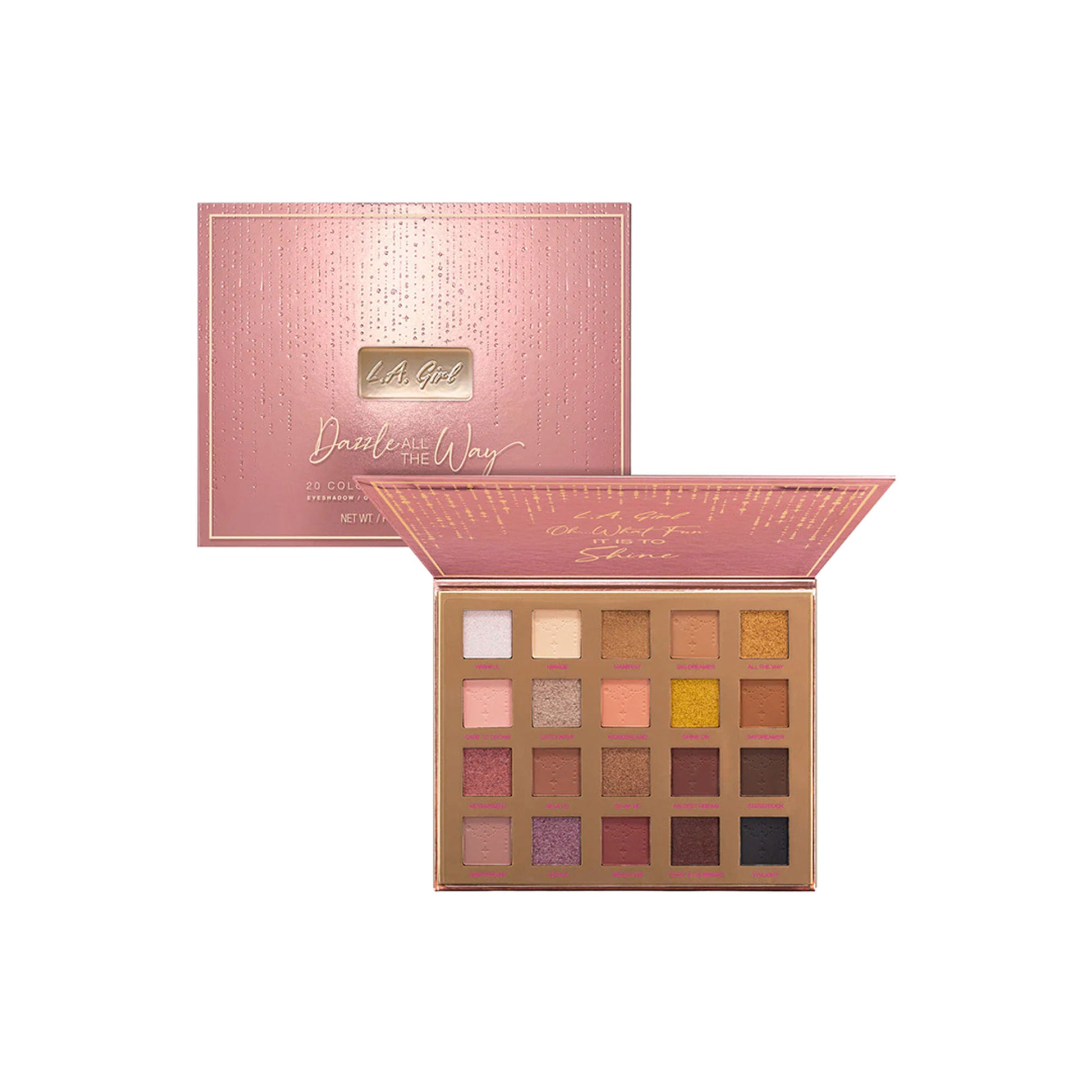 L.A. Girl Dazzle All The Way 20 Color Eye Shadow Palette