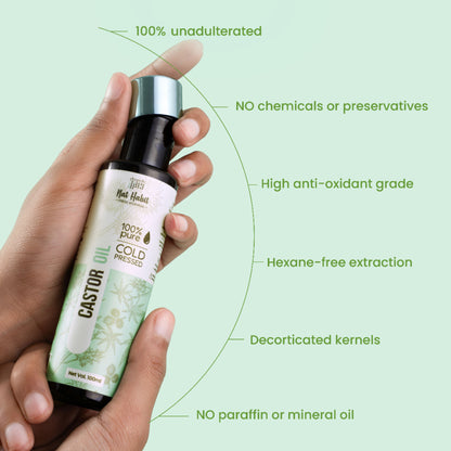 Nat Habit 100% Pure Cold Pressed Castor Oil