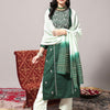 Dhiyona VA Women'sEthnic Motifs Embroidered Thread work Straight Kurta & Trousers With Dupatta