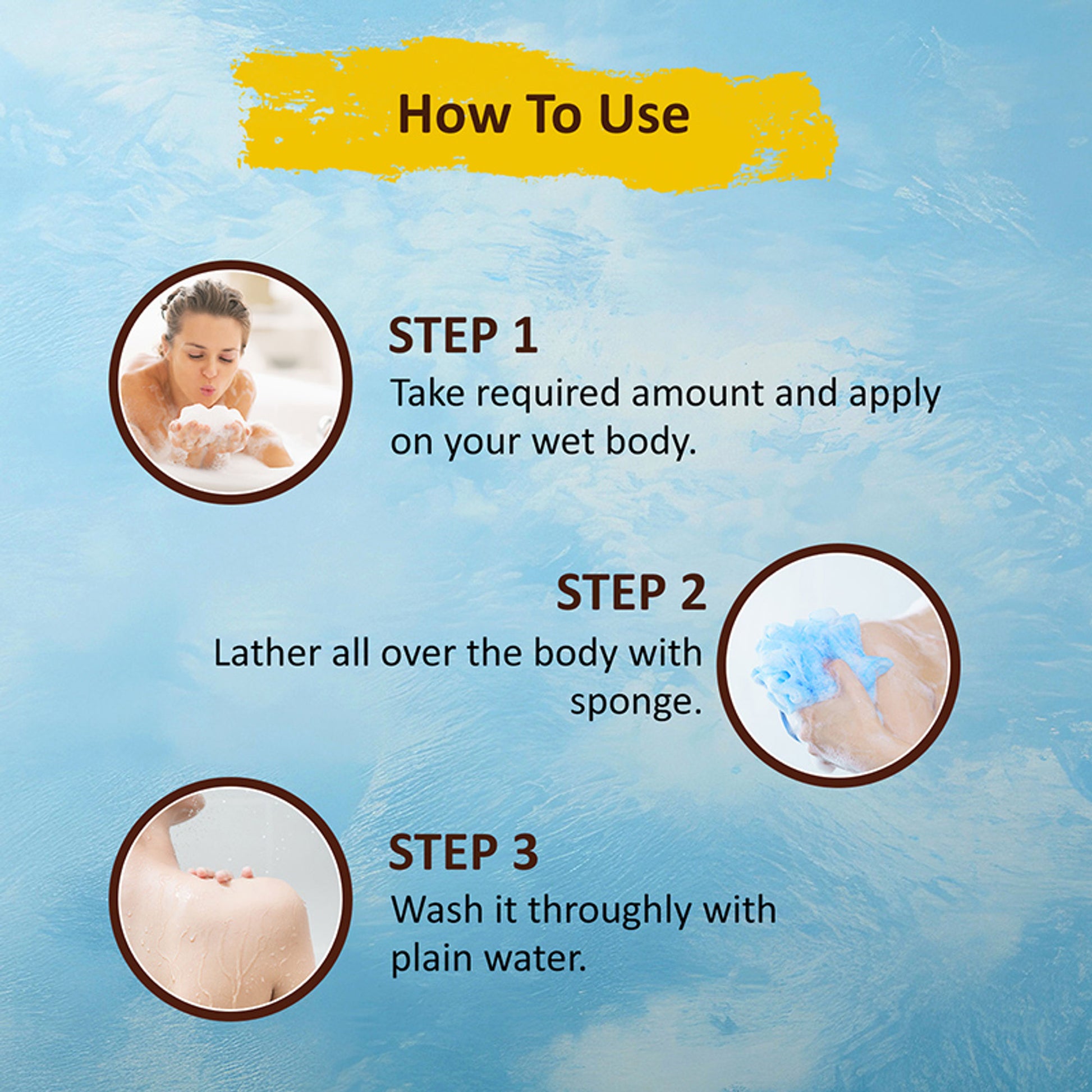 Omeo Vanilla Body Wash & Shower Gel With Aloe Vera, Daily Gentle Cleanser For Revitalized Skin