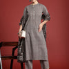 Dhiyona IE Printed Pure Cotton Kurta with Trousers & With Dupatta