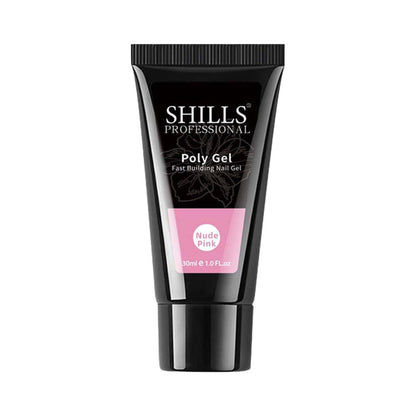 Shills Professional Nail Poly Gel - Nude Pink