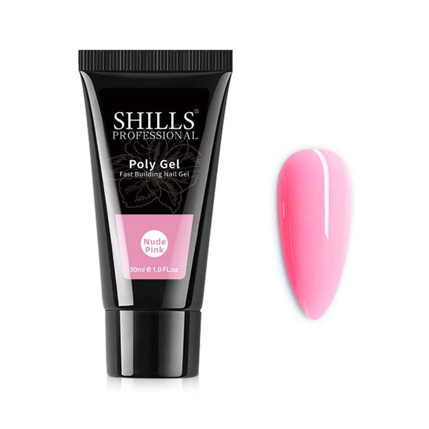 Shills Professional Nail Poly Gel - Nude Pink