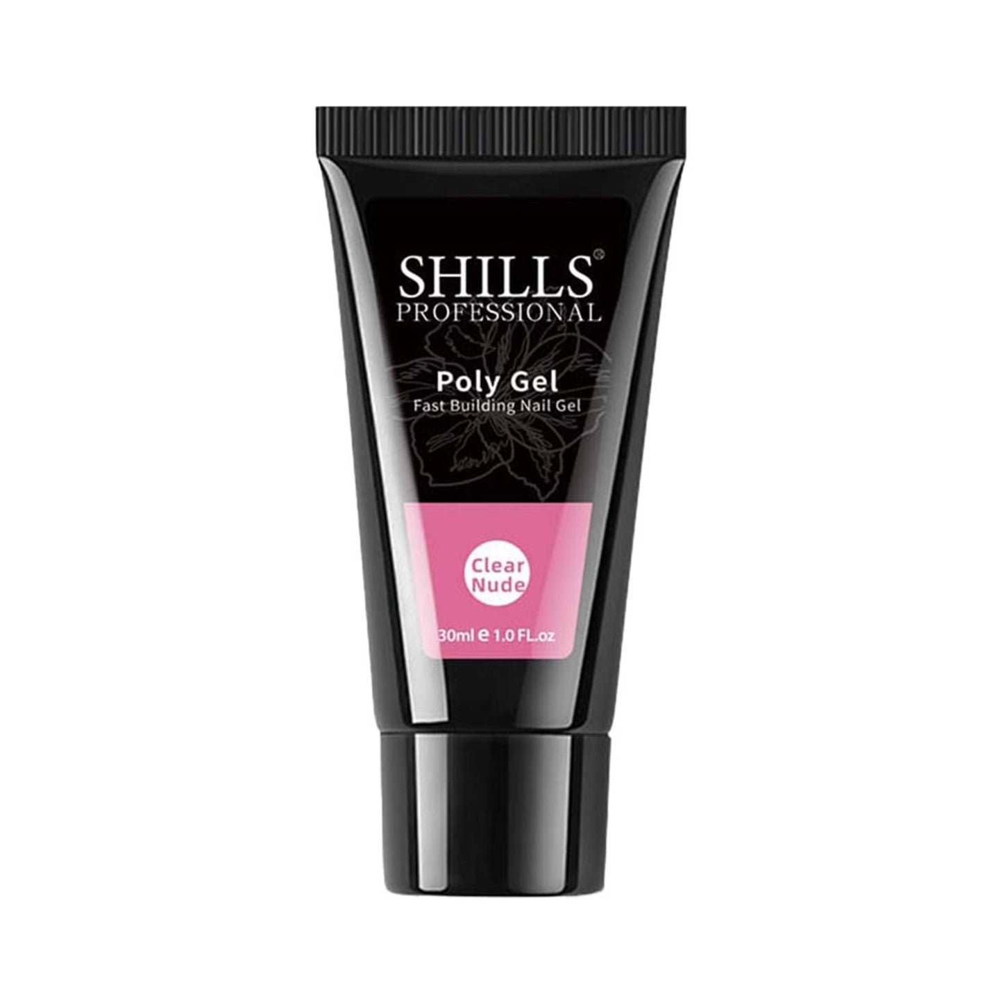 Shills Professional Nail Poly Gel - Clear Nude