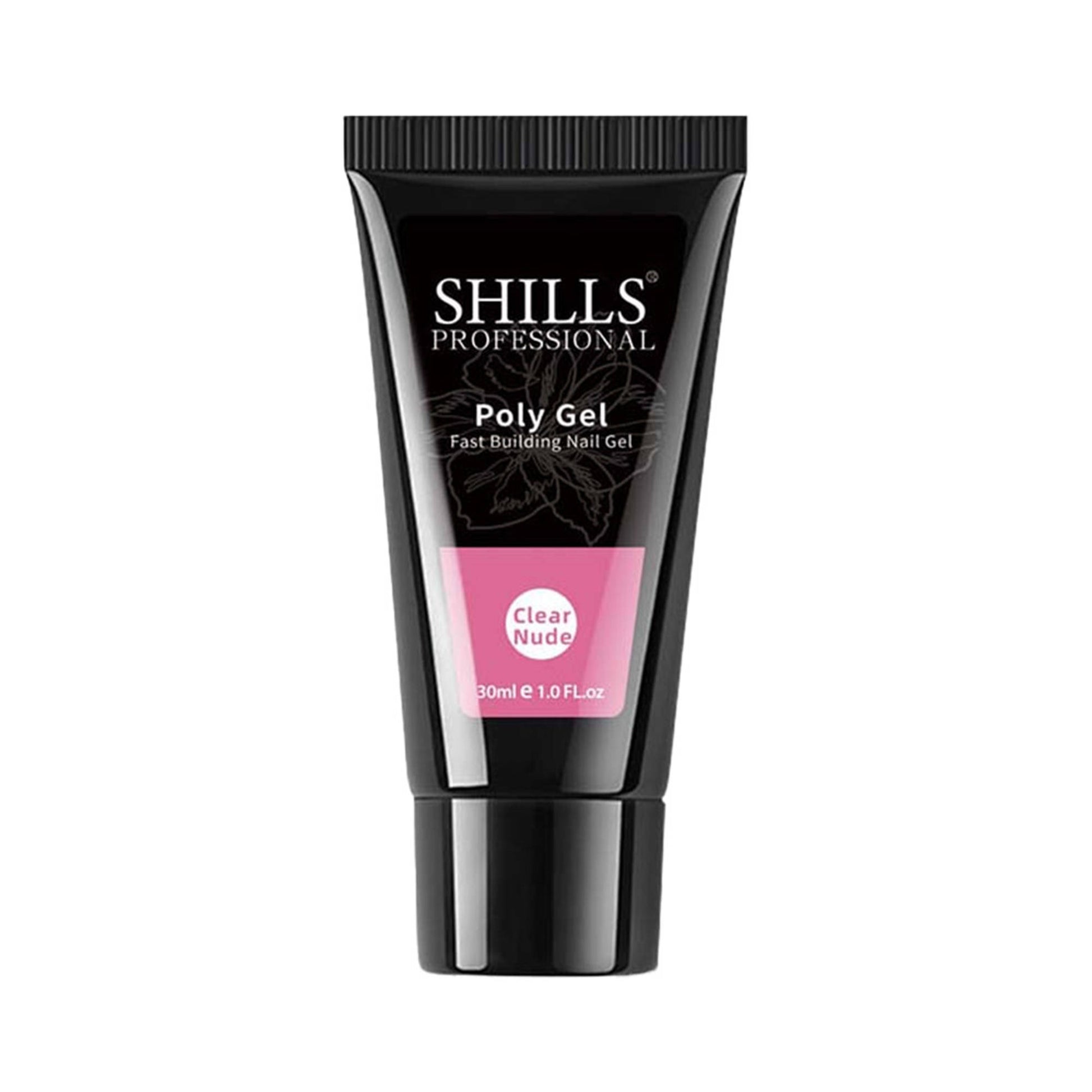 Shills Professional Nail Poly Gel - Clear Nude