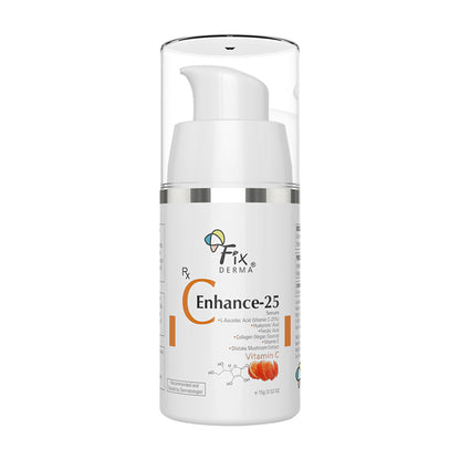 Fixderma C Enhance 25% Vitamin C Serum, Glowing, Anti Aging, Skin Brightening, Lightening Serum