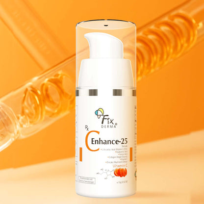 Fixderma C Enhance 25% Vitamin C Serum, Glowing, Anti Aging, Skin Brightening, Lightening Serum