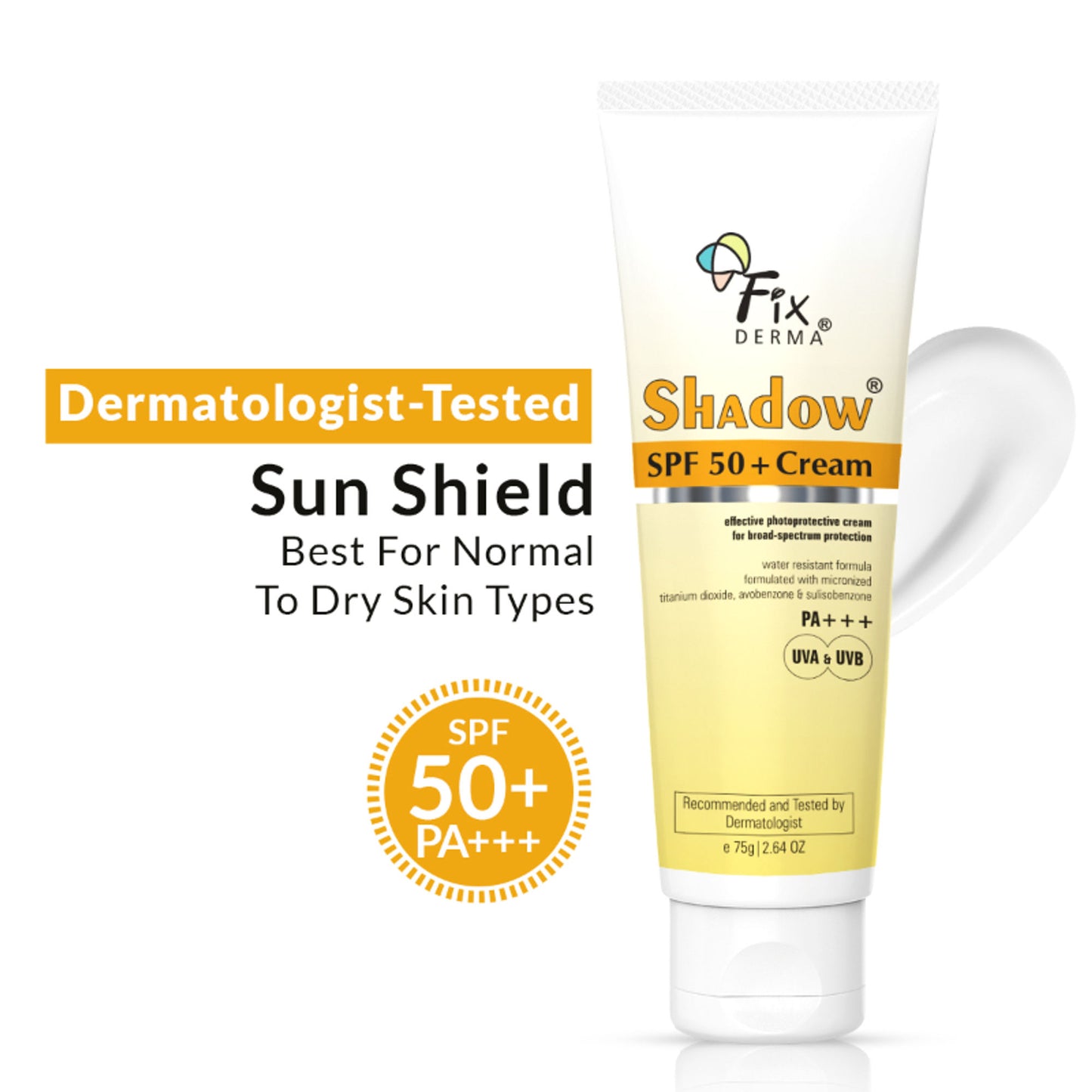 Fixderma Shadow SPF 50+ Cream To Protect Broad Spectrum