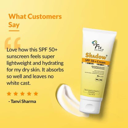 Fixderma Shadow SPF 50+ Cream To Protect Broad Spectrum