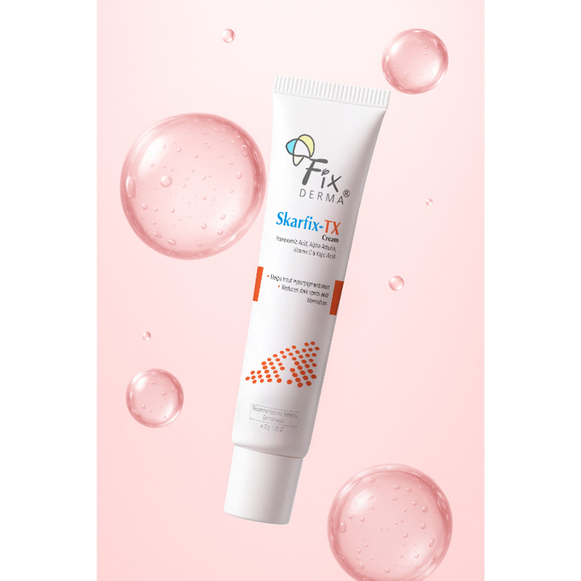 Fixderma Tranexamic Acid + 2%Kojic Acid + 1%Arbutin SKARFIX TX Face Cream For Pigmentation