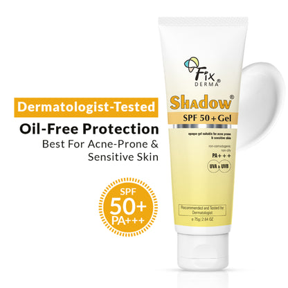 Fixderma Shadow Sunscreen SPF 50+ Gel For Oily Skin