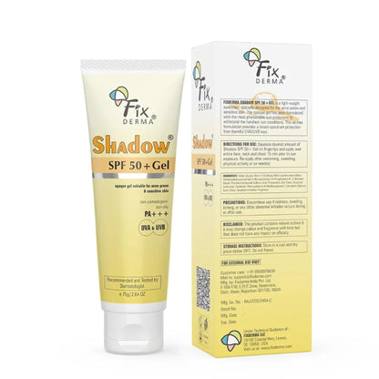 Fixderma Shadow Sunscreen SPF 50+ Gel For Oily Skin